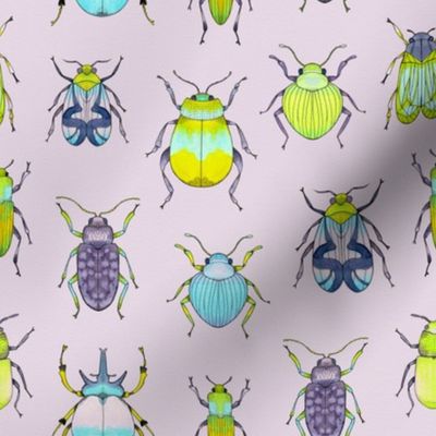 Retro Bugs Lilac