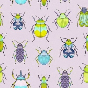Retro Bugs Lilac