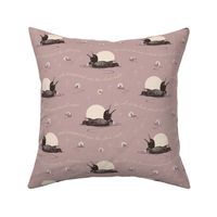 Cottage Country Cottage Core Loon, Brown, Pink