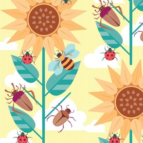 Retro Summer Bugs Wallpaper Size