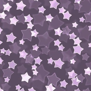 Starry Bokeh Pattern - Somber Lilac Color