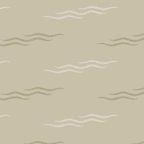 Musical Waves - Taupe/Olive
