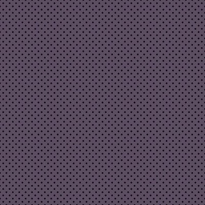 Micro Polka Dot Pattern - Somber Lilac and Black