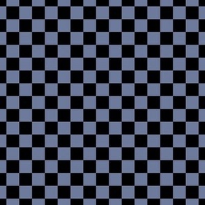 Checker Pattern - Stonewash Grey and Black