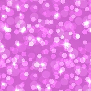 Sparkly Bokeh Pattern - Fuchsia Color