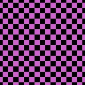 Checker Pattern - Fuchsia and Black