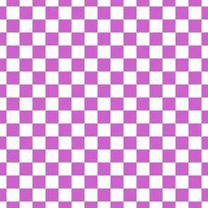 Checker Pattern - Fuchsia and White