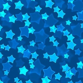 Starry Bokeh Pattern - Blue Color