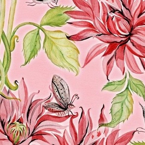Insect friends in Mumms pinks