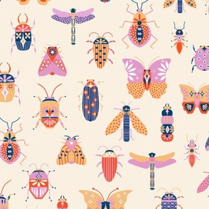 Colourful Insects on Parade