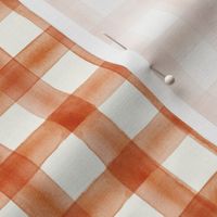 (med scale) Pumpkin Spice watercolor plaid - fall - thanksgiving  - C21