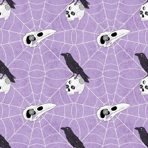 Skulls N Crows lavender