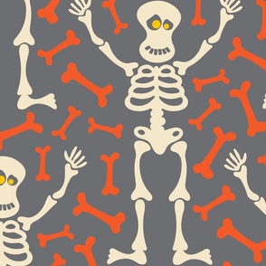 Mr. Spooky Happy Halloween Friendly Skeleton Bones - LARGE Scale - UnBlink Studio Jackie Tahara