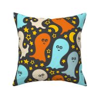 Boo! Kawaii Cute Spooky Ghosts at Night - SMALL Scale - UnBlink Studio Jackie Tahara