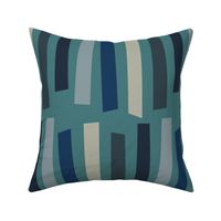 Matchstick Stripe Blue Marin