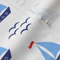 Nautical Sailboat Pattern