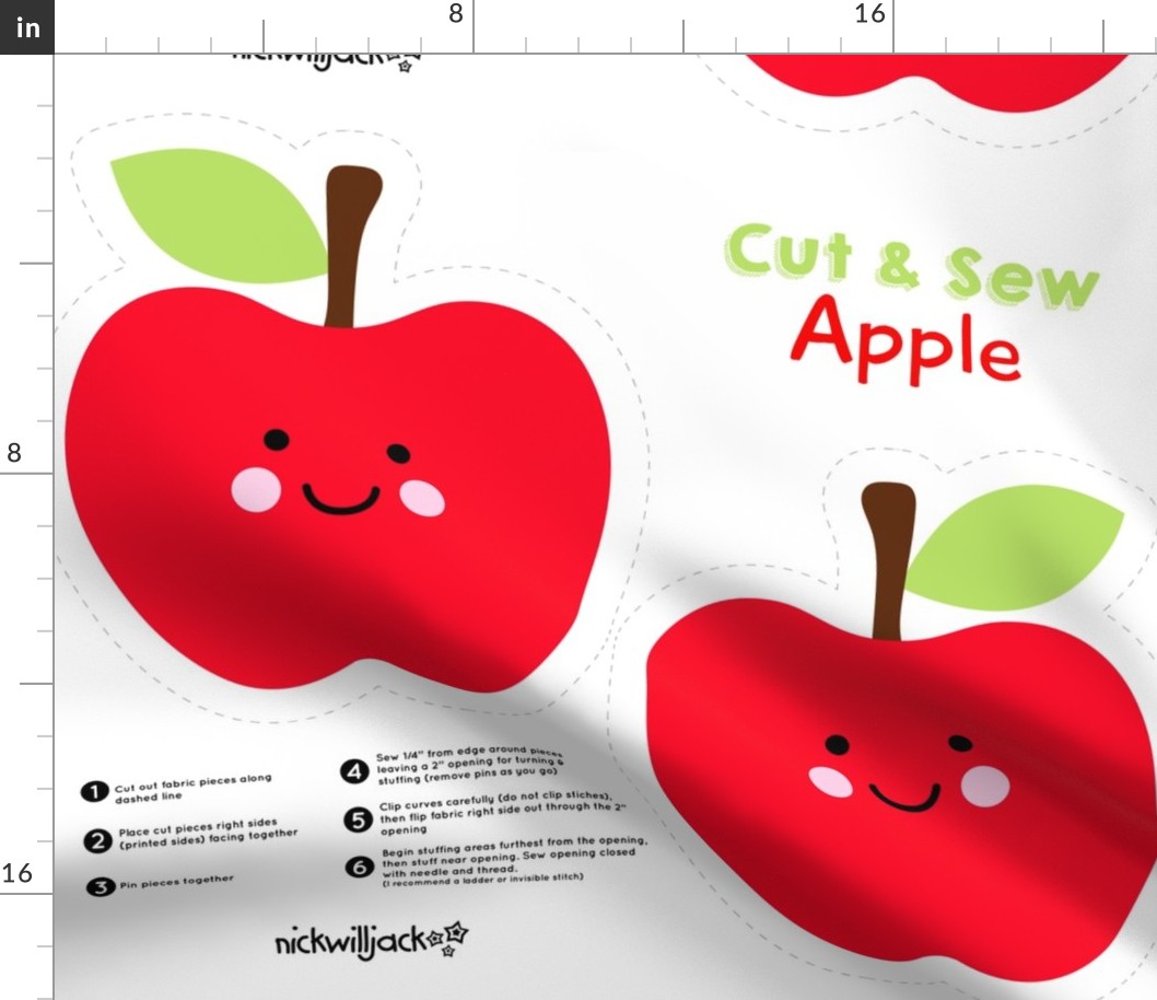 Cut and Sew Cute Apple