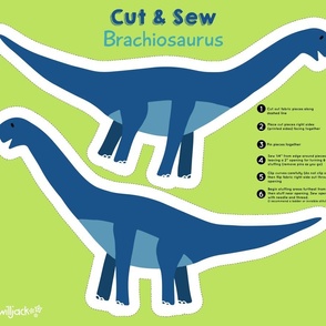 Cut and Sew Brachiosaurus Dinosaur