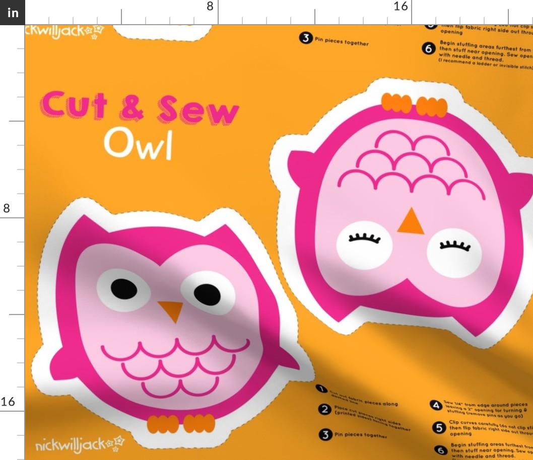 Cut and Sew Owl