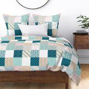 Seaside Cheater Quilt- One Directional