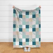 Seaside Cheater Quilt- One Directional