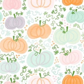 Pastel pumpkins