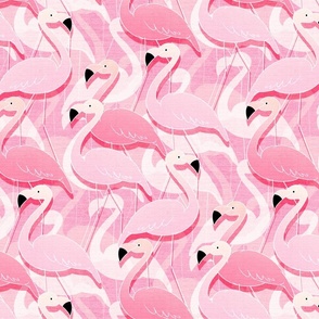 Hot Pink Flamingo Flamboyance  