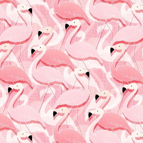 Candy Pink Flamingo Flamboyance 