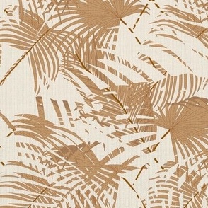 Palm Leaves Beige Distorted_Iveta Abolina