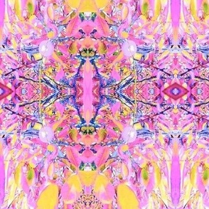 Dream Faces in the Pastel Crystal Forest