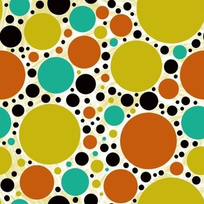 Ladybug Love-Colored Dots 