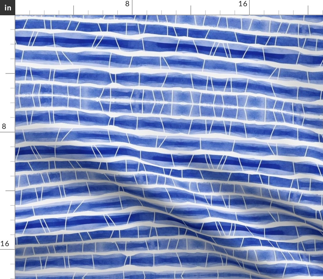 Shibori Tye Dye, Tie Dye, Blue White, Blue and White Stripes, Modern Tie Dye, Stripes