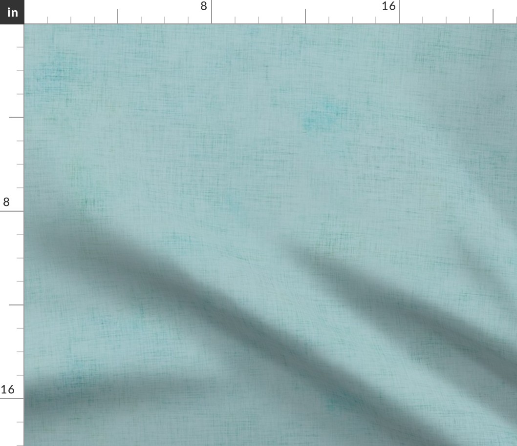 Teal blue with Linen Texture- Solid Soft Pastel Turquoise Blue- Light Sky Blue- Pool- Summer- Winter- Quilt Blender