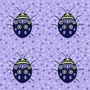 Spotty Picasso Beetles on Lilac