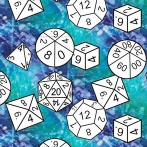 td2 med white dice by Shari Lynn's Stitches