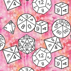 td10 med white dice by Shari Lynn's Stitches