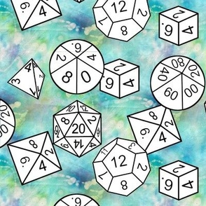 td13 med white dice by Shari Lynn's Stitches