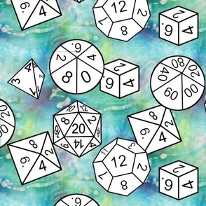 td15 med white dice by Shari Lynn's Stitches