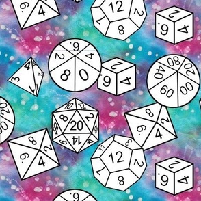 td16 med white dice by Shari Lynn's Stitches