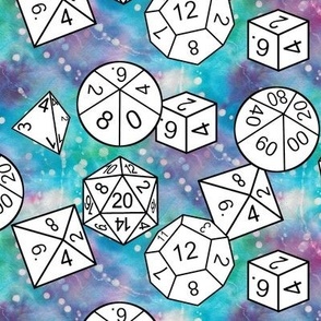 td18 med white dice by Shari Lynn's Stitches