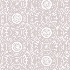 Faux Italian lace on beige