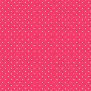 Polka Dots on Coral Red
