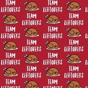 Team Leftovers - maroon - cooked turkey - LAD21