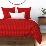 red geometric pattern 