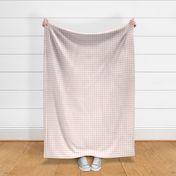 Retro White Gingham (pastel peach)