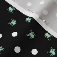 Polka dot und spiders - doubha und mint