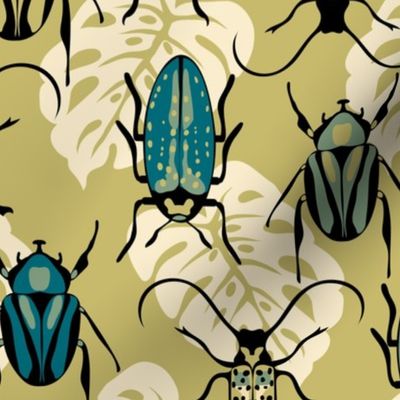 Beetles - Teal - Large