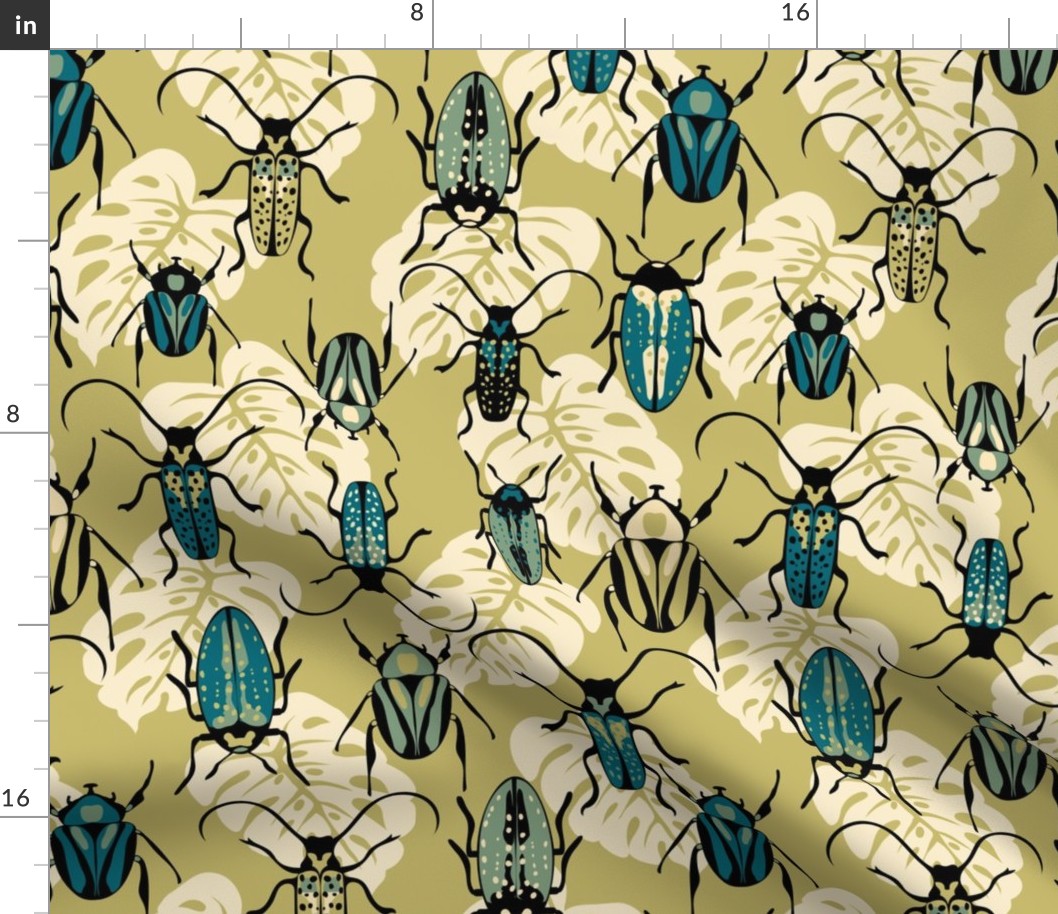 Beetles - Teal - Large