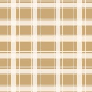 Plaid gingham Tan