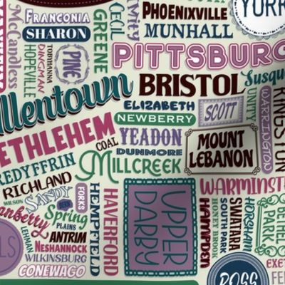 pennsylvania cities and towns - medium